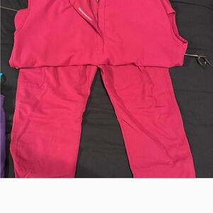 Figs Women's Pants Dark Magenta Kade cargo Xl Tall